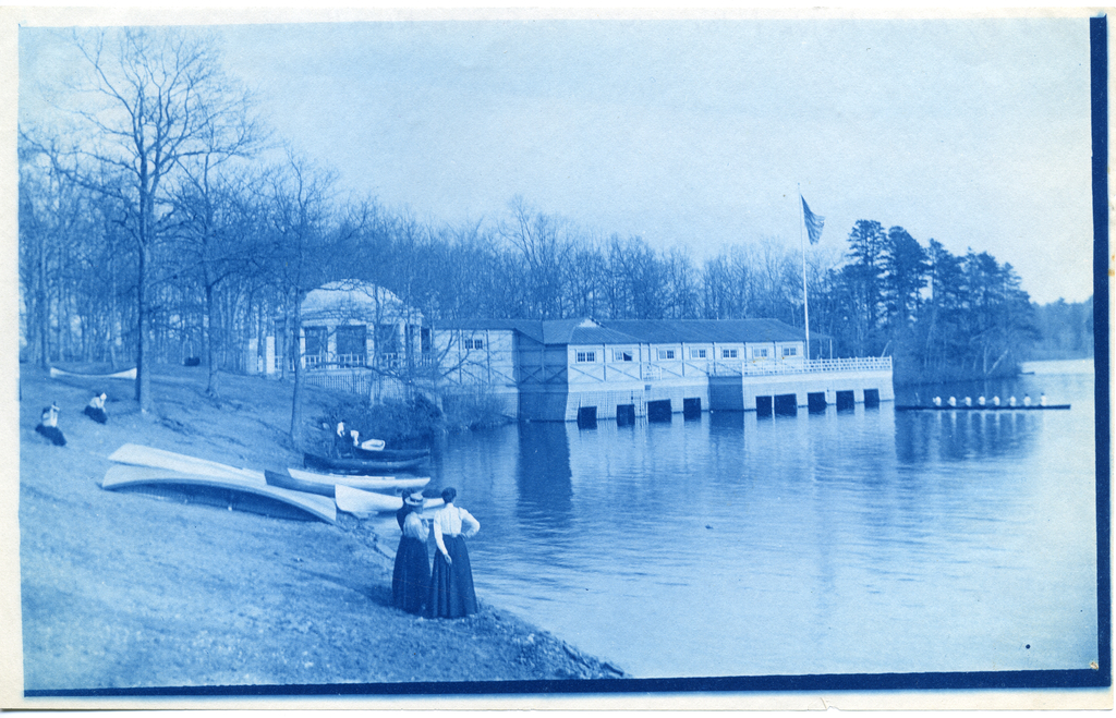 Boathouse and Rowers