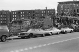 Building demolition, Bronx