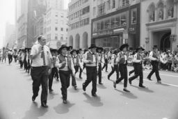 Marching band in the 1985 Puerto Rican Day Parade