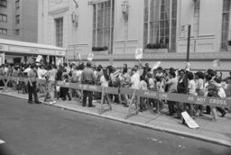 Strikers at the 1985 Puerto Rican Day Parade
