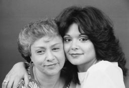 Sonia Rodriguez and her mother, studio photo session