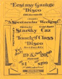 Ecstasy Garage Disco, July 19, 1980