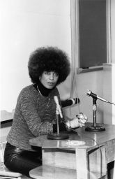 Activist and scholar Angela Davis lent her voice to Colby’s student-led SHOUT! Weekend when she spoke on campus March 4, 2010. She also spoke on campus in 1984.