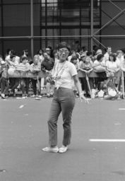 Marcher in the 1985 Puerto Rican Day Parade