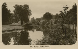 The Teviot at Hawick; verso: Caledonia Series [divided back, no message]