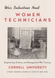 War Industries Need Women Technicians