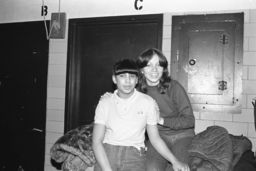 Tita and an unidentified girl, South Bronx High School