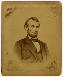 Large Albumen Portrait of Abraham Lincoln