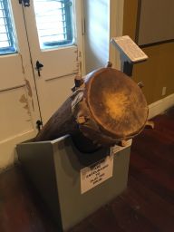 Bamboula drum at the Cabildo, Louisiana State Museum