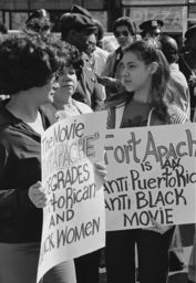 Protest of the film "Fort Apache, The Bronx"