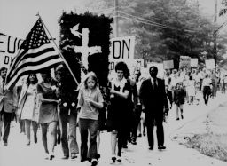 Eugene Hampton Memorial procession