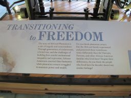 "Transitioning to Freedom" display at McLeod Plantation Historic Site