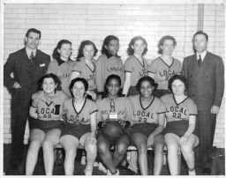 ILGWU Local 22's women's basketball team.