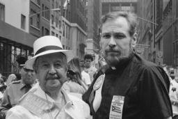 Brother Pat Lochrane at the 1985 Puerto Rican Day Parade
