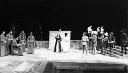 Othello performance in 1977. Richard Uchida, standing, 4th from left