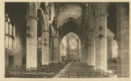 St. Giles Cathedral, Edinburgh; verso: Published by Old Edinburgh Arts & Crafts Ltd. [divided back, no message]