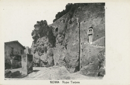 Roma. Rupe Tarpea [Rome. Tarpeian Rock]; verso: [divided back, no message]