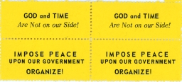 Night Raiders -- God And Time Are Not On Our Side! Impose Peace Upon Our Government ... Organize!