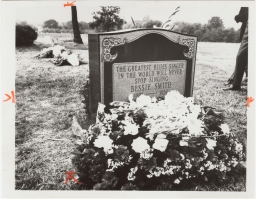Gravestone of blues singer Bessie Smith
