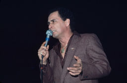 Paco Navarro onstage at Madison Square Garden