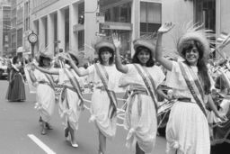 Marchers in the 1985 Puerto Rican Day Parade