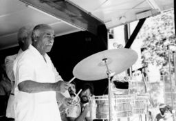 Tito Puente and Machito performing at Old-Timer's Day