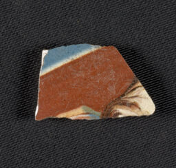 Marbled pearlware, body sherd