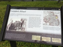 Gadsen's Wharf display at Liberty Square