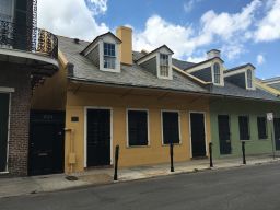Creole cottages in the French Quarter