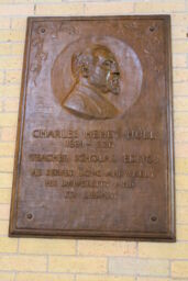 Charles Henry Hull Portrait Plaque