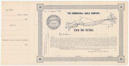 Commercial Cable Company - Interim Bond Certificate