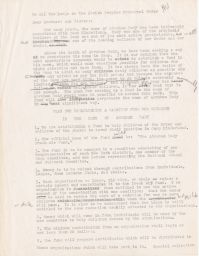 Itsche Goldberg to All Lodges of the JPFO about Fundraising for Camps, ca. 1951 (draft correspondence)
