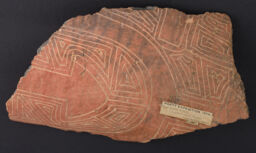 Large cylindrical body sherd from vessel