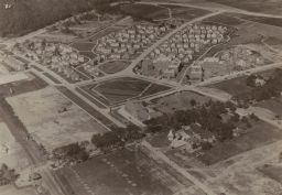 Aerial view of Radburn Garden Homes