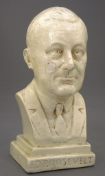 F.D. Roosevelt Plaster Portrait Bust