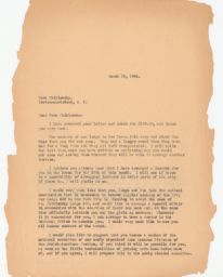 Rubin Saltzman to Nora Zhitlowsky about Lecture, March 1944 (correspondence)