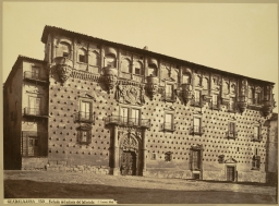 Guadalajara. Façade of the Infantado Palace 