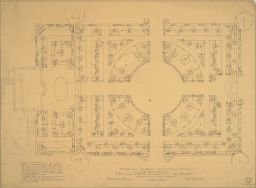 Tree and shrub planting plan for the garden of Mr. and Mrs. Eugene Dupont
