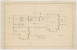 Plan #1106 First floor plan - Scheme "C" - residence for Mr. R.M. Carrier