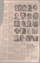 NYT Biographical sketches of Pulitzer winners article (Headline, plus photo and bio for E.B. White)