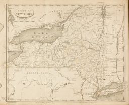 Map of New York state.