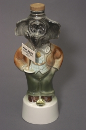 Republican Elephant Ceramic Liquor Bottle, 1960