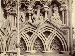 "The Last Judgment." Niche Sculptures, Wells Cathedral West Façade      