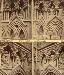 "The Resurrection," Niche Sculptures, Wells Cathedral West Façade 
