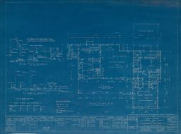 Plumbing and Electricity Blue Print for Penderlea Farm House No. 2