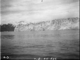 Front of Hubbard Glacier from fiord
