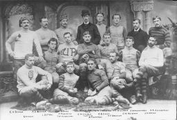 Football, 1890 varsity team, group photograph