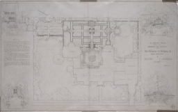 Sketch plan for Mrs. Theodore A. McGraw house and garden