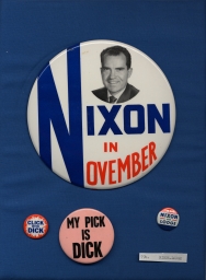Nixon-Lodge Campaign Buttons, ca. 1960