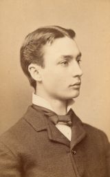 Henry Howard Houston, Jr. (1858-1879), B.S. 1878, portrait photograph